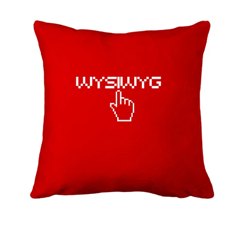 Подушка, Червоний, WYSIWYG