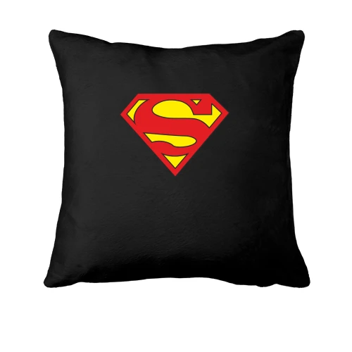 Подушка, Черный, Superman