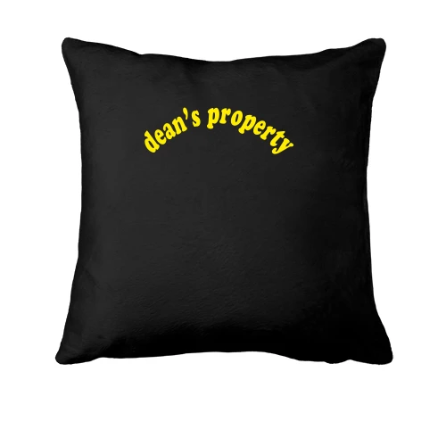 Подушка, Черный, "Dean's property"