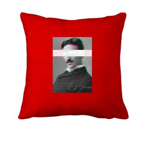 Подушка, Красный, Nikola Tesla