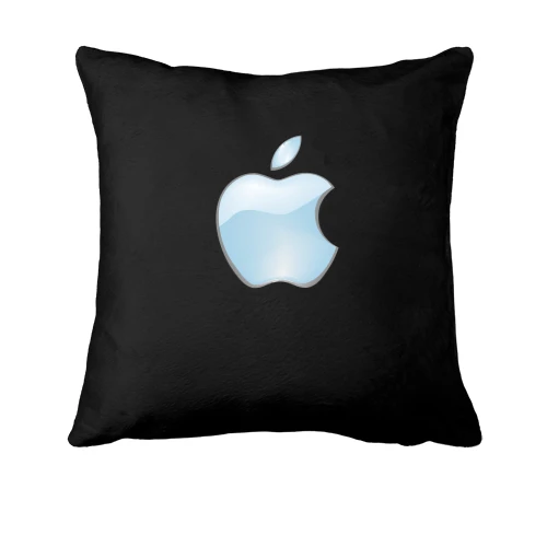 Подушка, Чорний, з логотипом Apple