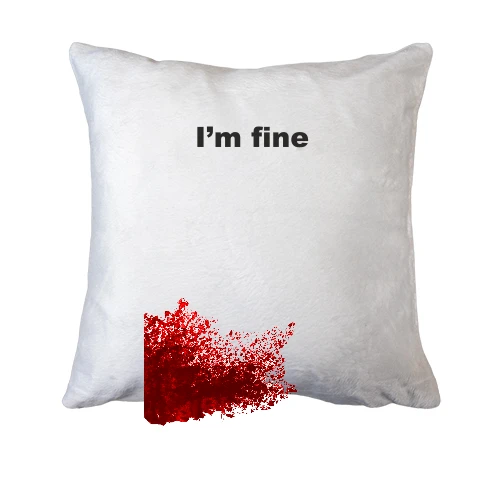 Подушка I'm fine (бок)