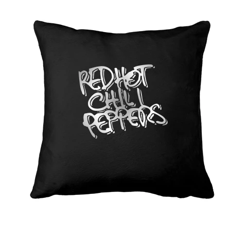 Подушка, Черный, Red Hot Chili Peppers (silver)