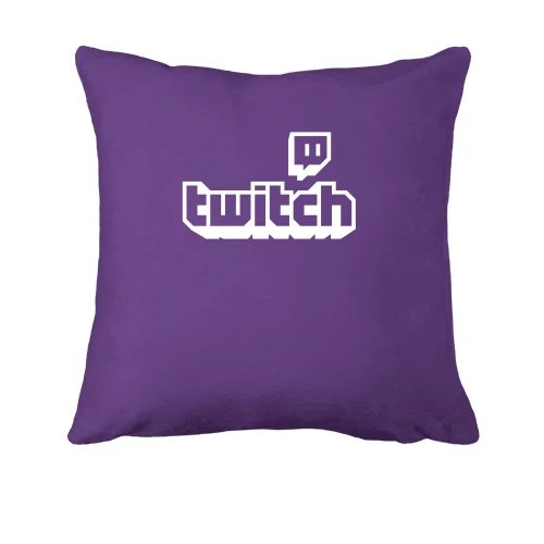 Подушка з логотипом twitch