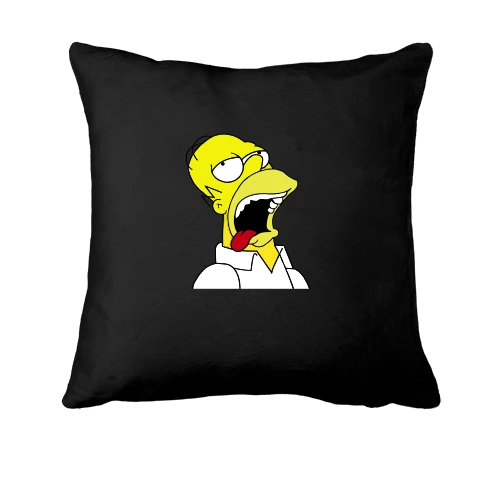 Подушка, Черный, Gomer Simpson (2)