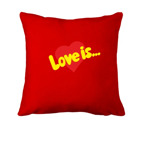 Подушка, Синий, Love is ... (2)