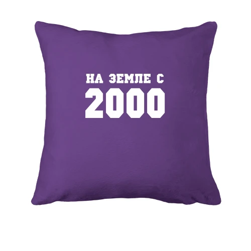 Подушка, Фиолетовый, На земле с 2000