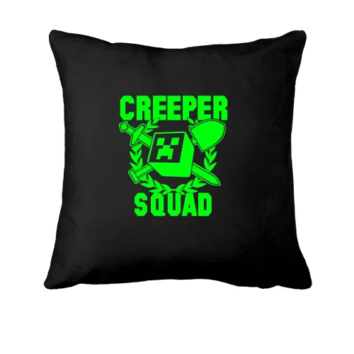 Подушка, Черный, Minecraft Squad