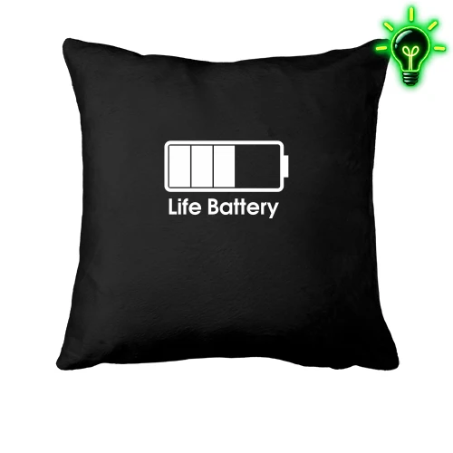 Подушка, Черный, Life Battery