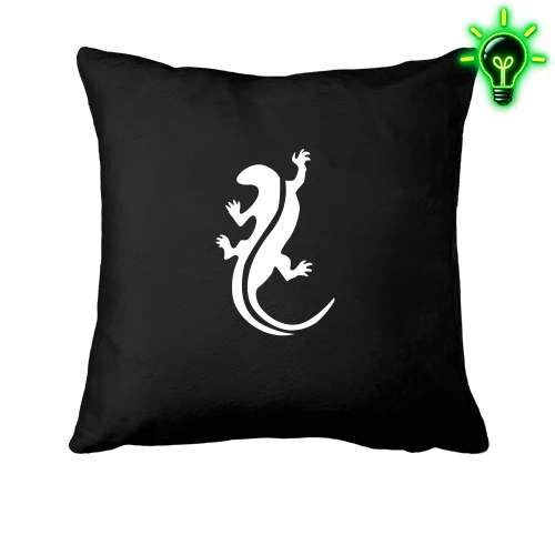 Подушка, Черный, Lizard Half