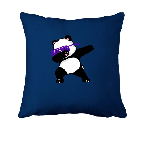 Подушка, Синий, Dabbing Panda