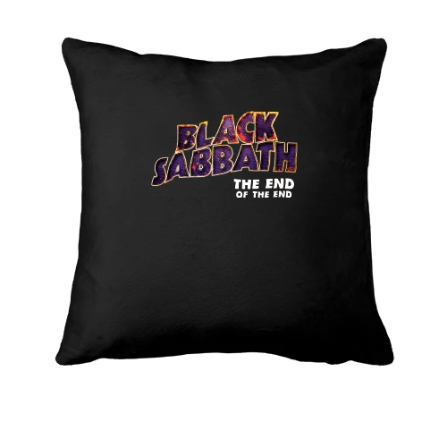 Подушка, Черный, Black Sabbath - The end