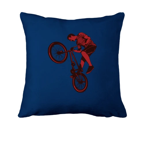 Подушка з BMX велосипедистом