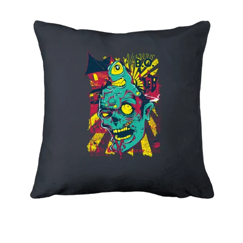Подушка, Сірий, Nervous Zombie
