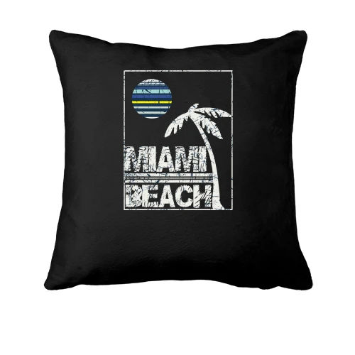 Подушка, Чорний, Miami Beach