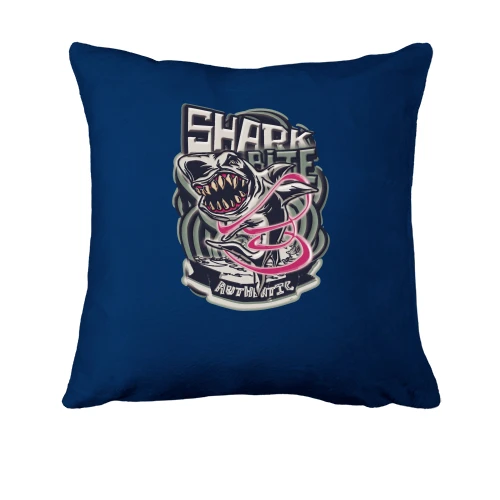 Подушка, Синій, Shark bite