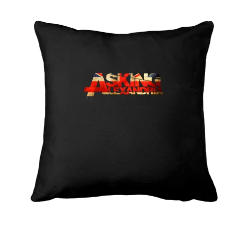 Подушка, Чорний, з логотипом Asking Alexandria