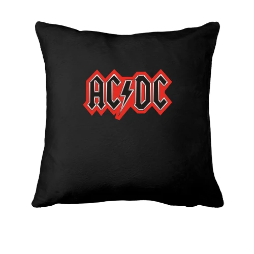 Подушка, Черный, AC/DC (red logo)
