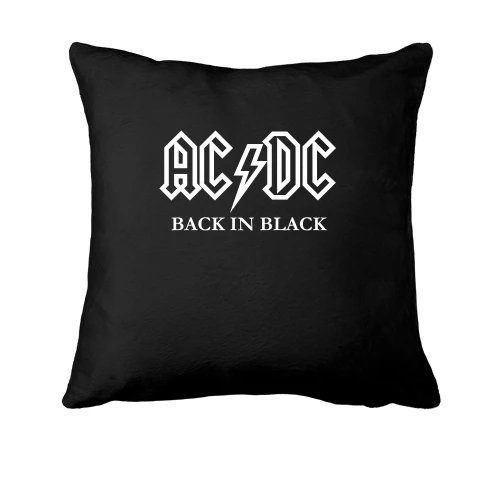 Подушка AC/DC Black in Black