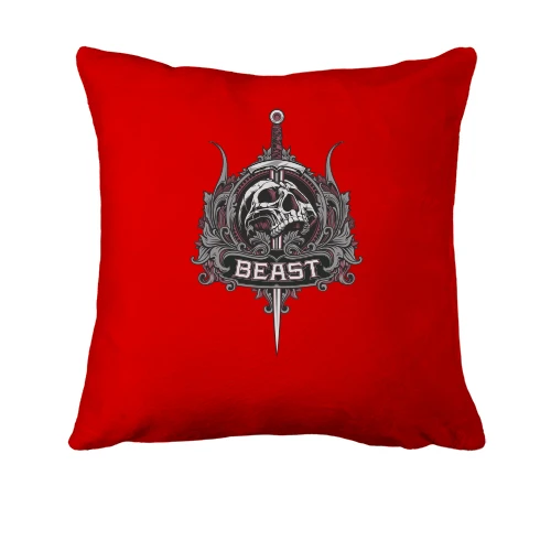 Подушка, Красный, beast