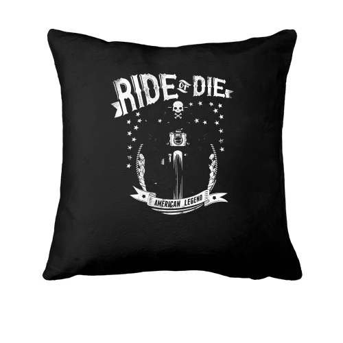 Подушка, Черный, ride or die american legend