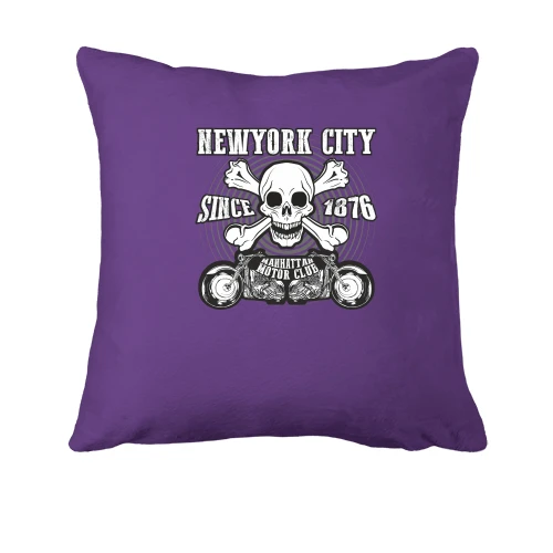 Подушка, Черный, new york city motor club