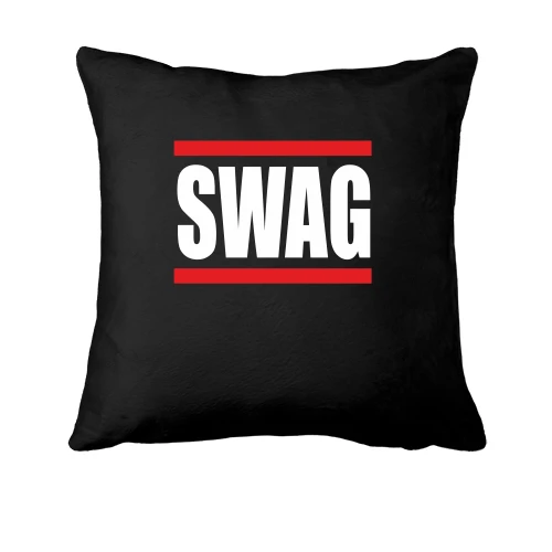 Подушка, Черный, Swag