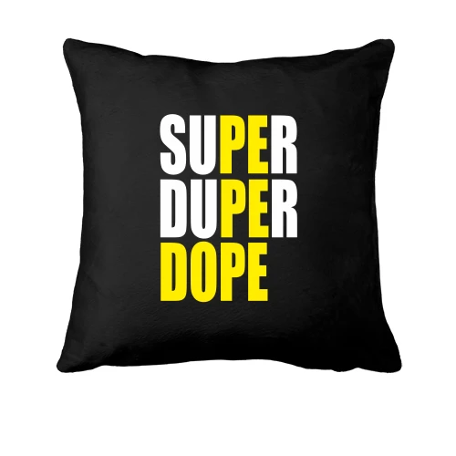 Подушка, Черный, Super Dope