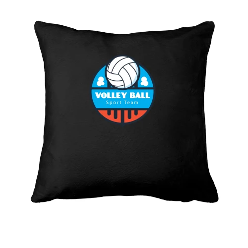 Подушка, Черный, Volleyball