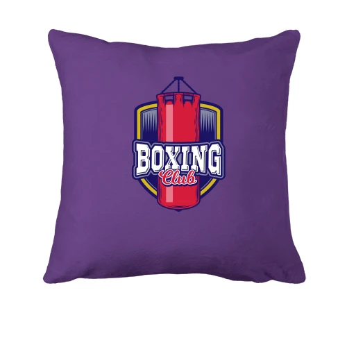 Подушка, Фиолетовый, boxing club
