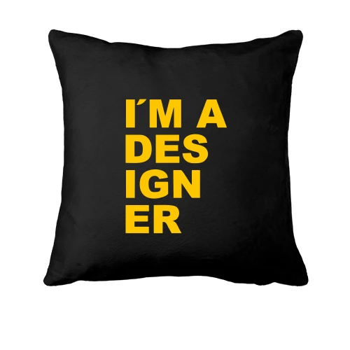 Подушка для дизайнера "i`m a designer"