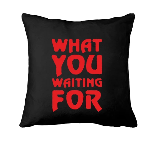 Подушка What you waiting for
