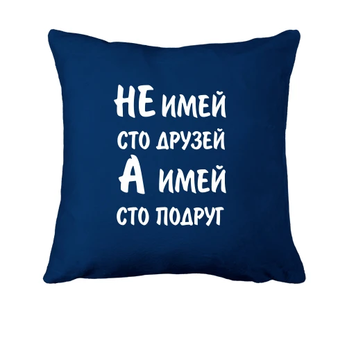 Подушка Не май 100 друзів