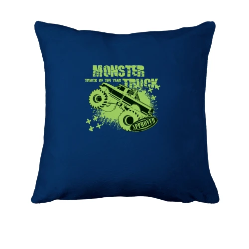 Подушка, Синий, Monster Trucks