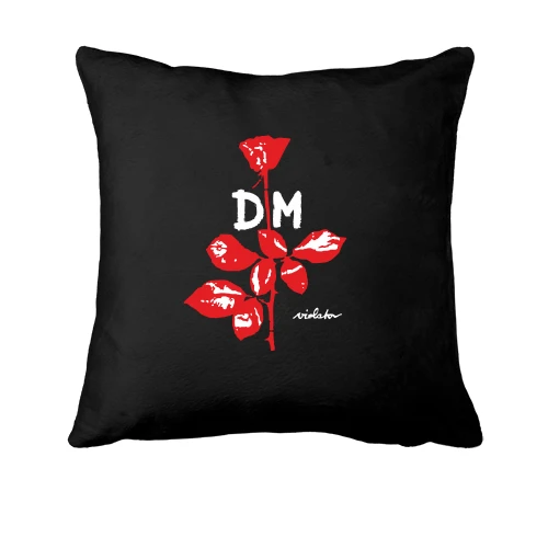 Подушка, Черный, Depeche Mode large rose
