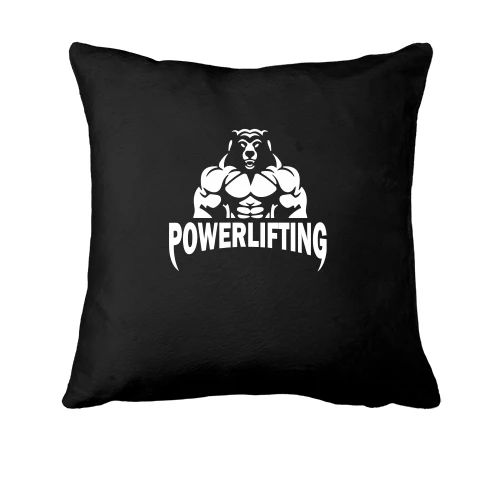 Подушка, Черный, Powerlifting bear