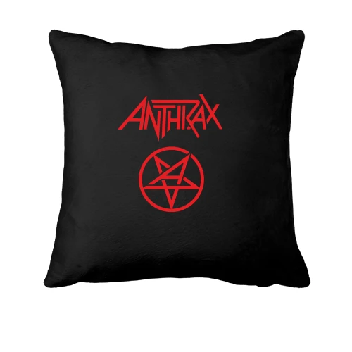 Подушка, Чорний, Anthrax із зіркою