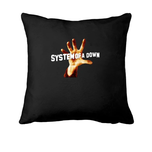 Подушка, Чорний, System of a Down з рукою