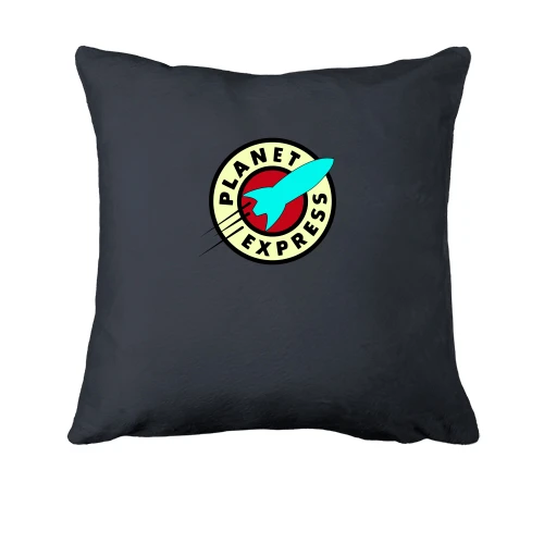 Подушка, Чорний, з логотипом Planet Express
