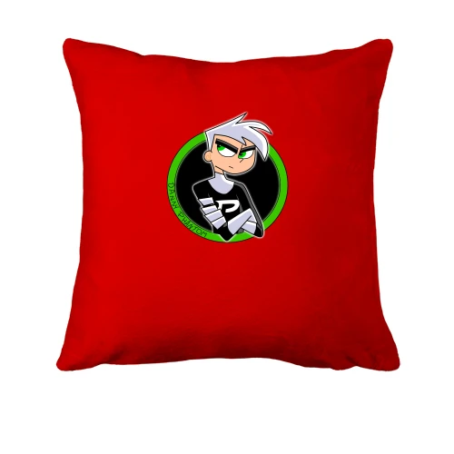 Подушка, Красный, с Danny Phantom