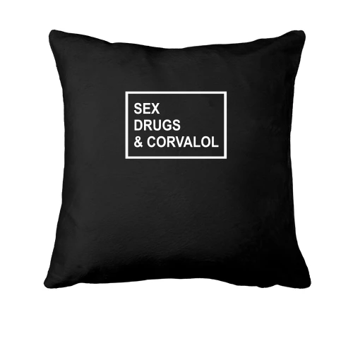 Подушка Sex drugs & corvalol