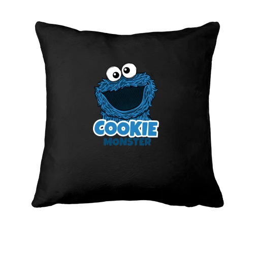 Подушка Cookie Monster с большой головой и надписью