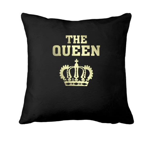 Подушка, Черный, The Queen