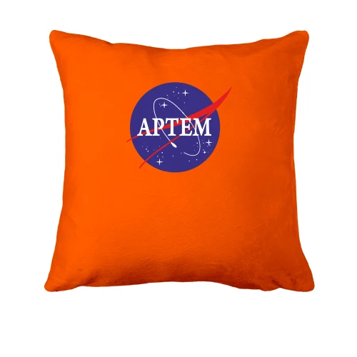 Подушка, Помаранчевий, Артем (NASA Style)