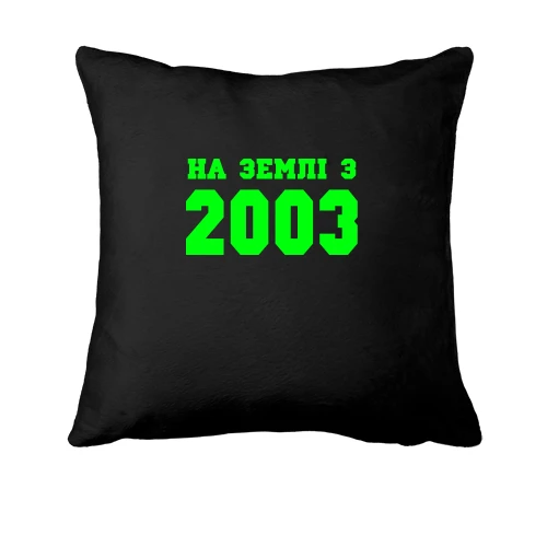 Подушка На землі з 2003
