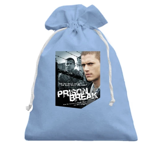 Подарочный мешочек, Голубой, Prison Break