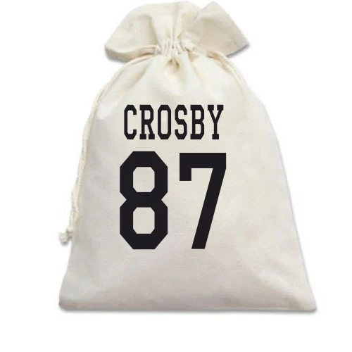 Подарочный мешочек, черный, Crosby (Pittsburgh Penguins)