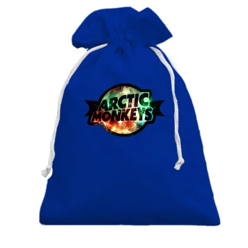 Подарунковий мішечок, Блакитний, Arctic monkeys (space)