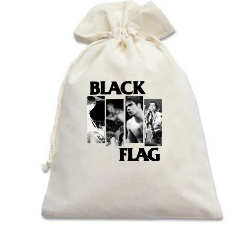 Подарочный мешочек, Белый, Black Flag (группа)