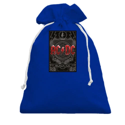 Подарочный мешочек, Голубой, AC/DC Black ice (2)